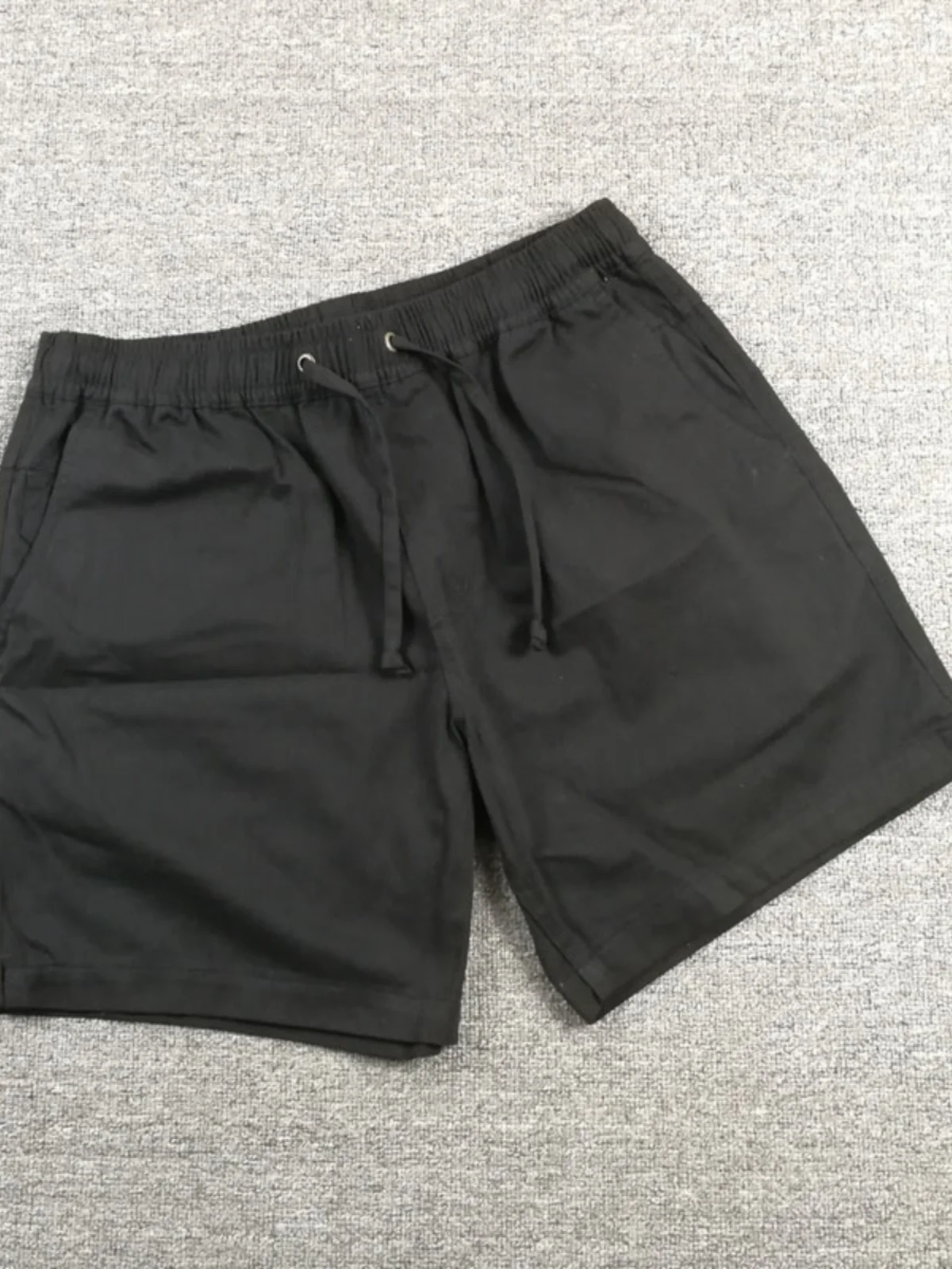 

Waed Cotton Casual Pants Men's Summer Loose Fit Elastic Waist orts Straight Leg Breathable Faion Urban Sle All Match