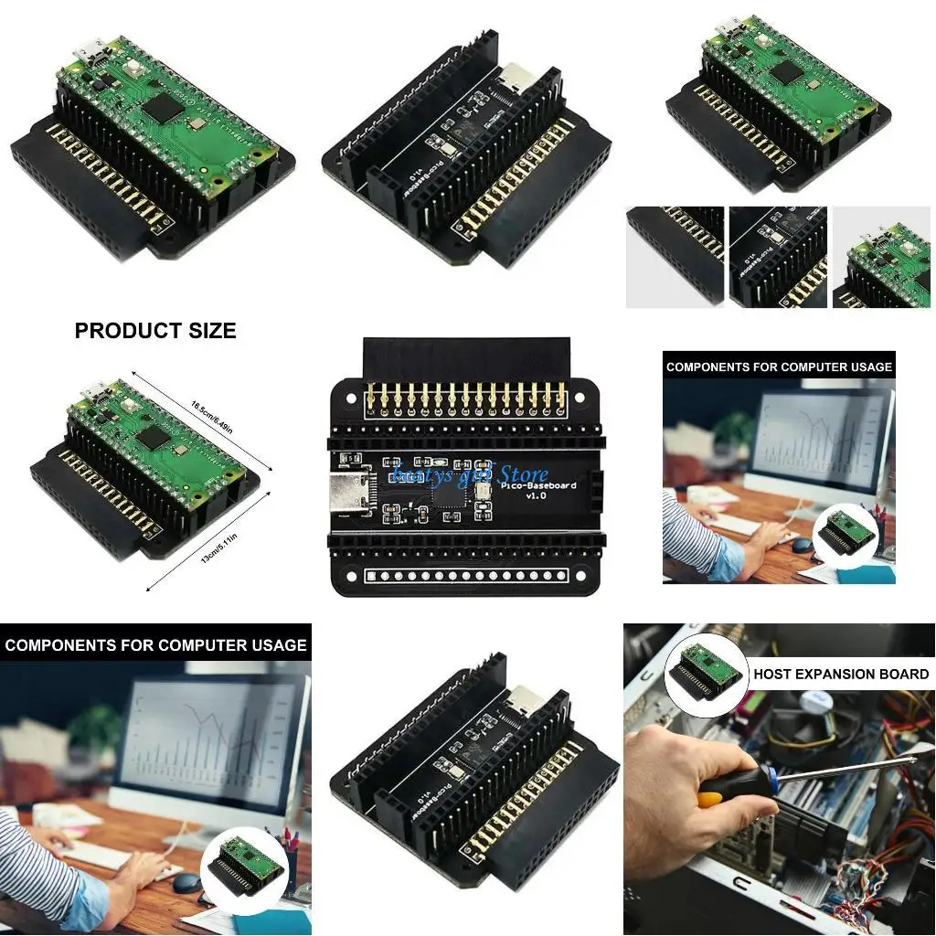 C7AB لـ RPi لوحة توسيع الاتصالات على لوحات DAPLink مصحح الأخطاء GPIO PMOD واجهات لوح تمديد لعشاق #1