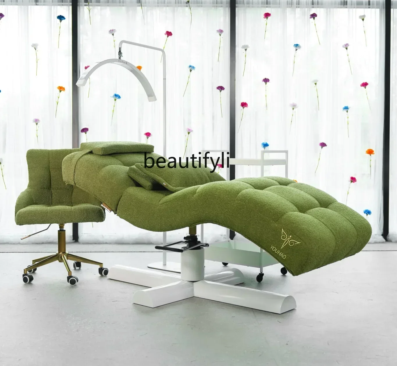 

Z189 A56 Y New S-type eyelash beauty bed, special bed for manicure, face wash and embroidery beauty salon