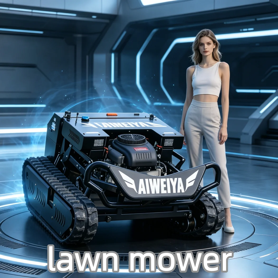

Customized High Power Remote Control Lawn Mower for Efficient Orchard Garden Agricultural Work