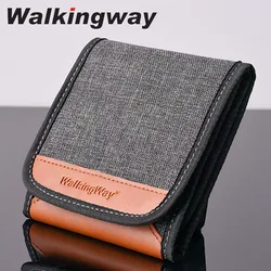Bolsa de filtro de lente de cámara impermeable, estuche de filtro de lente de cámara, fotografía, soporte de filtro de lente ND UV CPL, 49-82mm, 3 bolsillos