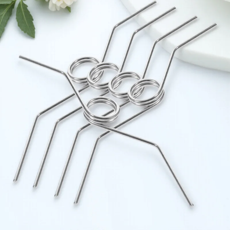 

5Pcs High Branch Pruner Handle Springs Stainless Steel Rust Resistant Durable Easy Install Gardening Shears Parts