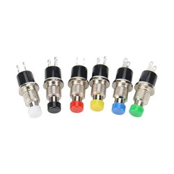6PCS,Mini Round Momentary Push Button Switch Press The Self-Reset,PBS-110,7MM,Micro Switchs,Normally Open,Normally Closed,1NO1NC