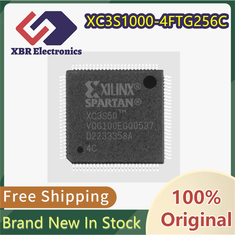 

(1/5 piece) XC3S1000-4FTG256C BGA Embedded FPGA Field-Programmable Gate Array Brand New Genuine Original In Stock Free Shipping