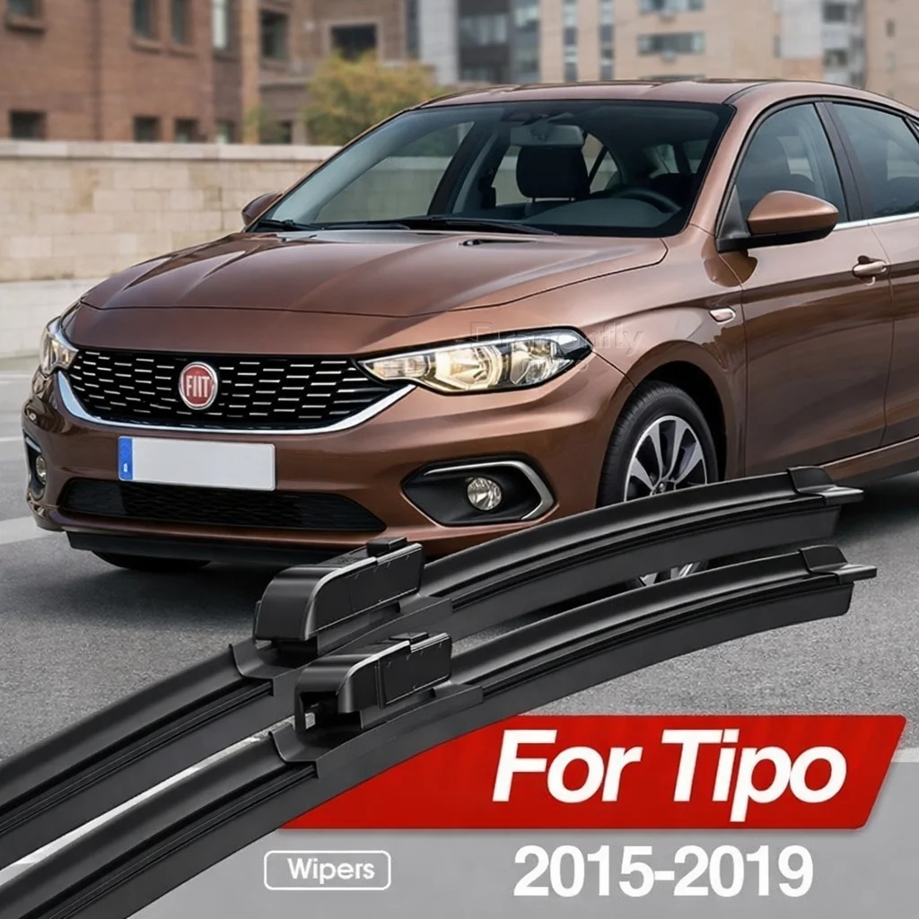 

For Fiat Tipo 2015-2019 Front Windshield Wiper Blades 2pcs Windscreen Window Accessories 2016 2017 2018