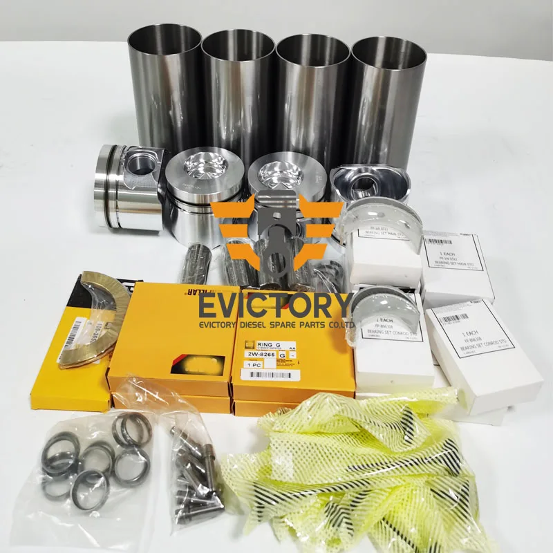 

For caterpillar 3204 3204DI overhaul rebuild kit piston liner bearing gasket Valve kit