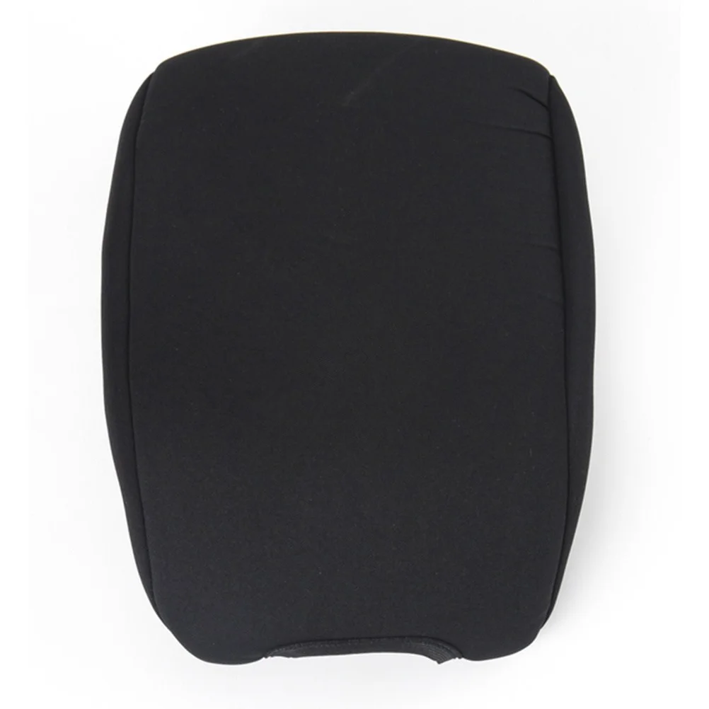 

Car Armrest Cushion Universal Black Center Console Pad Durable Soft Padded Cover Easy Install Protect Pets Dirt