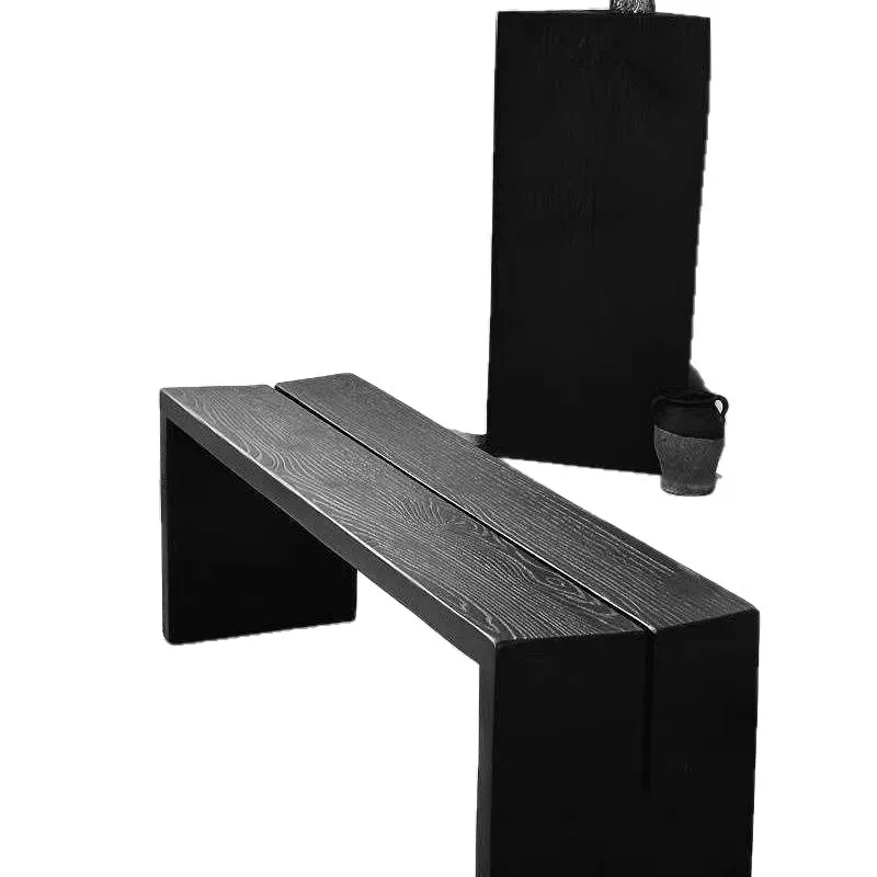 

Sand Wind All Solid Wood Bench Living Room Home Shoe Change Stool Solid Wood Bedside Stool Multifunctional Dining Table Bench