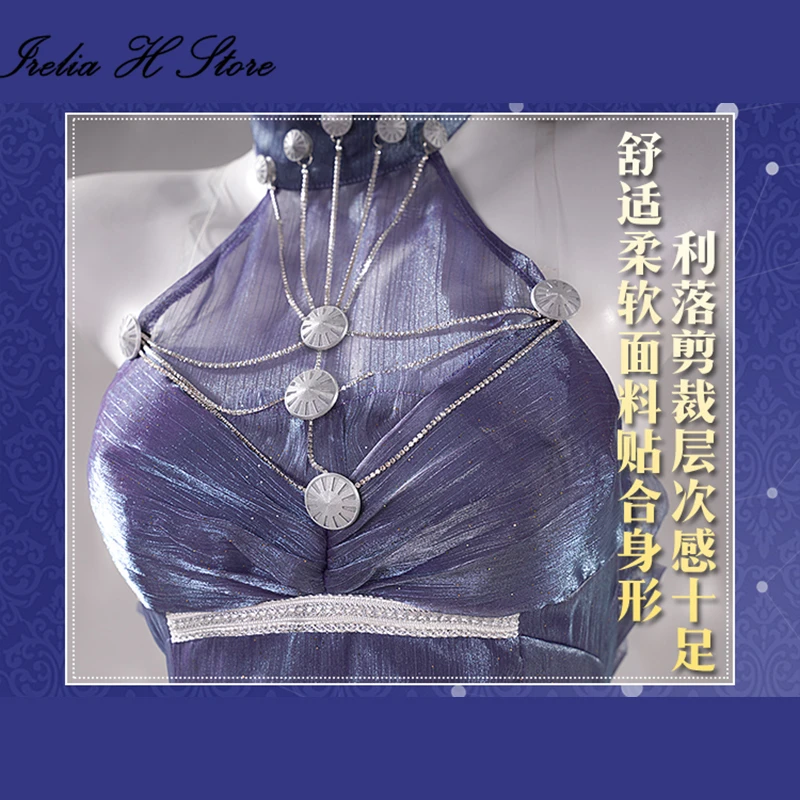 Irelia H Ni Ayanami Rei KKE คอสเพลย์เครื่องแต่งกายสําหรับสตรีชุดราตรีหญิง