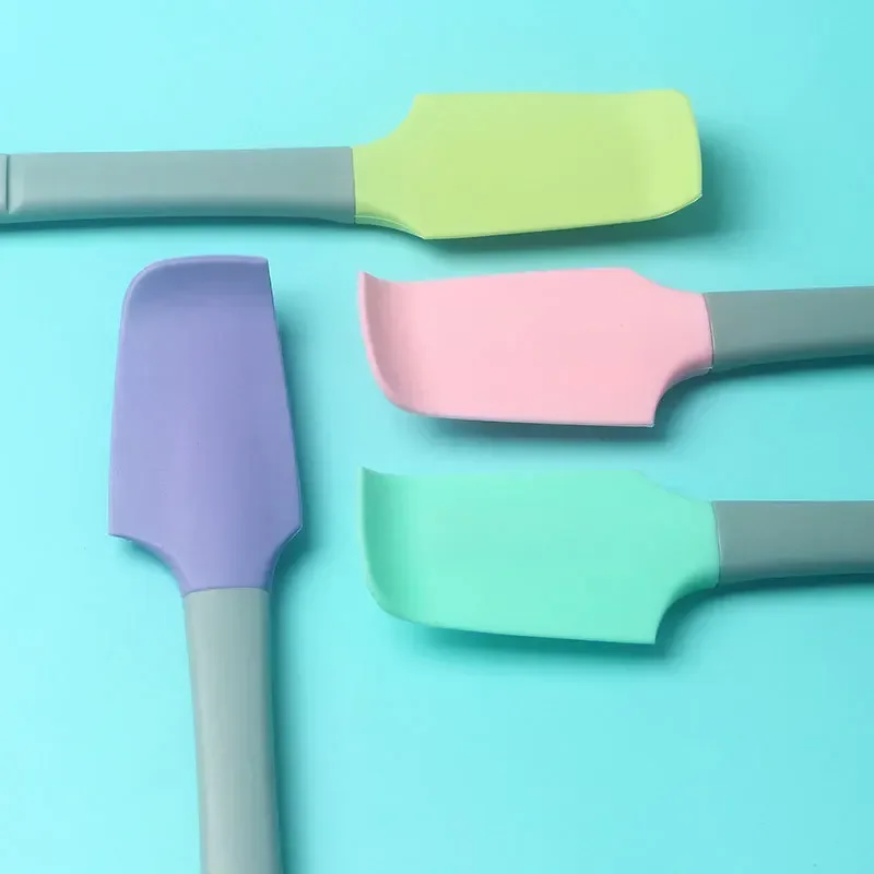 

1PC Silicone Spatula Butter Cake Cream Scraper Blade Batter Brush Baking Tools Small Silica Gel Scraper Kitchen Baking Gadgets