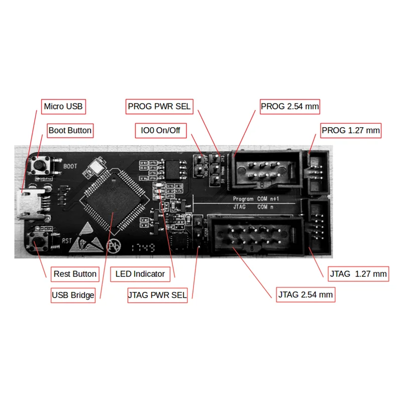Program Alat Debug Espressif JTAG Esp-prog Unduh