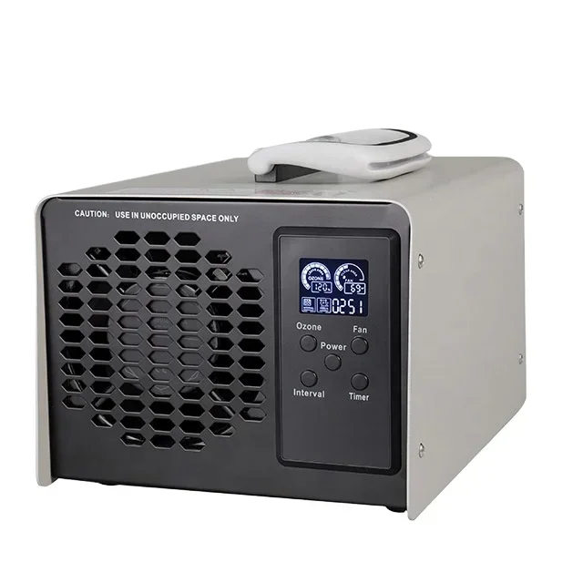Adjus   15g 30g commercial ozone generator smart ozonator air purifier with digital LCD screen interval function 12H/24H