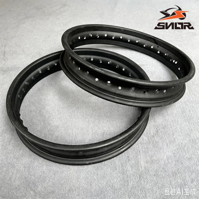 SNOR Wide Reinforced Durable Steel Rim 16/17/18/19/21 Inch, Dirt Bike Modified Wheel Rim Motorcycle Replacement Accessories