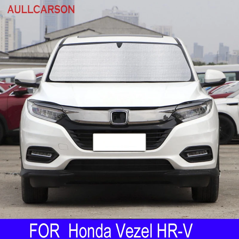 

Sunshades UV Protection Curtain Sun Shade Film Visor Front Windshield Protector Car Accessories For Vezel HR-V 2019 2020 2021