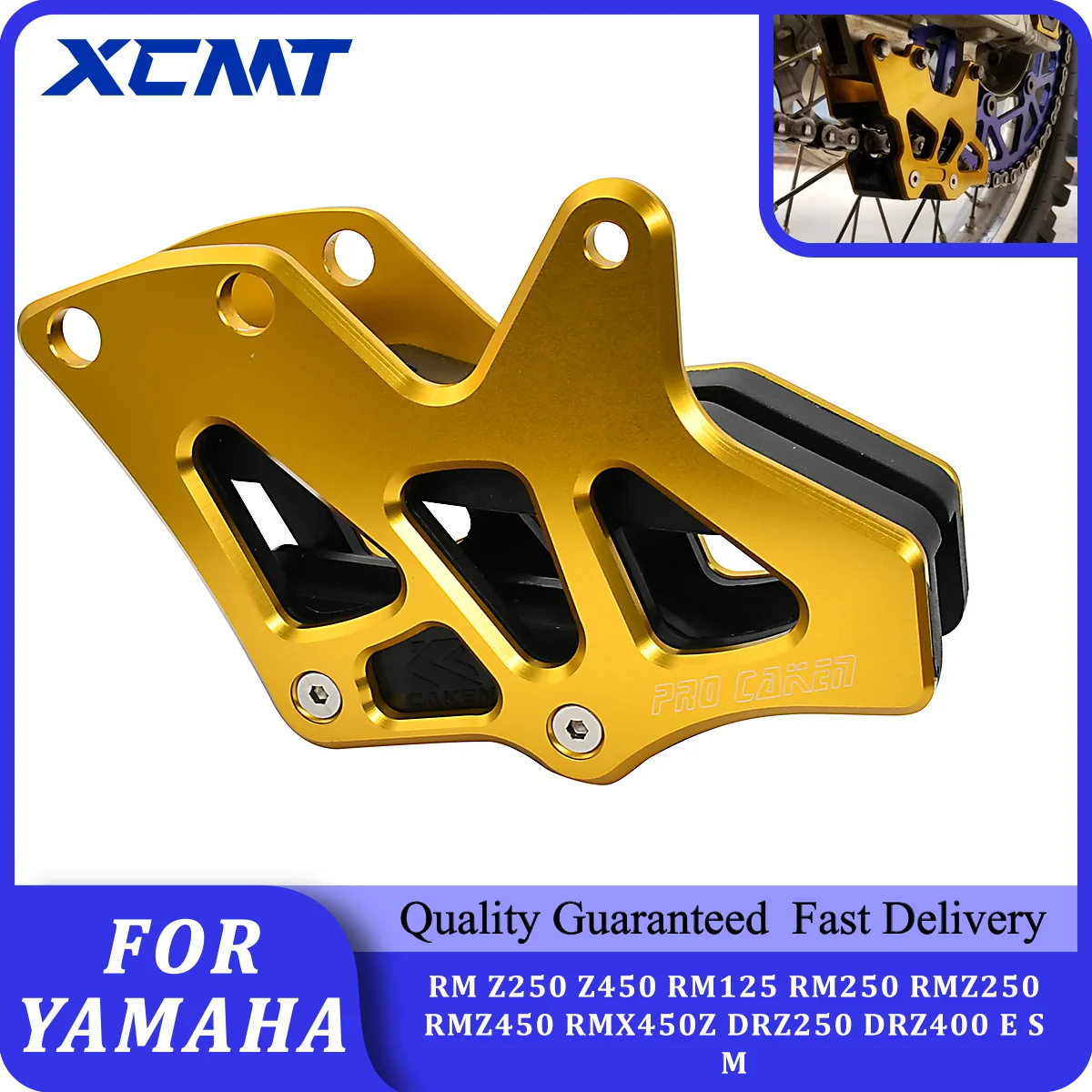 Motorcycle CNC Chain Guard Guide For Suzuki RMZ250 RMZ450 RM Z250 Z450 DRZ250 DRZ400S DRZ400SM RM125 RM250 YZ125 YZ250 WR250F