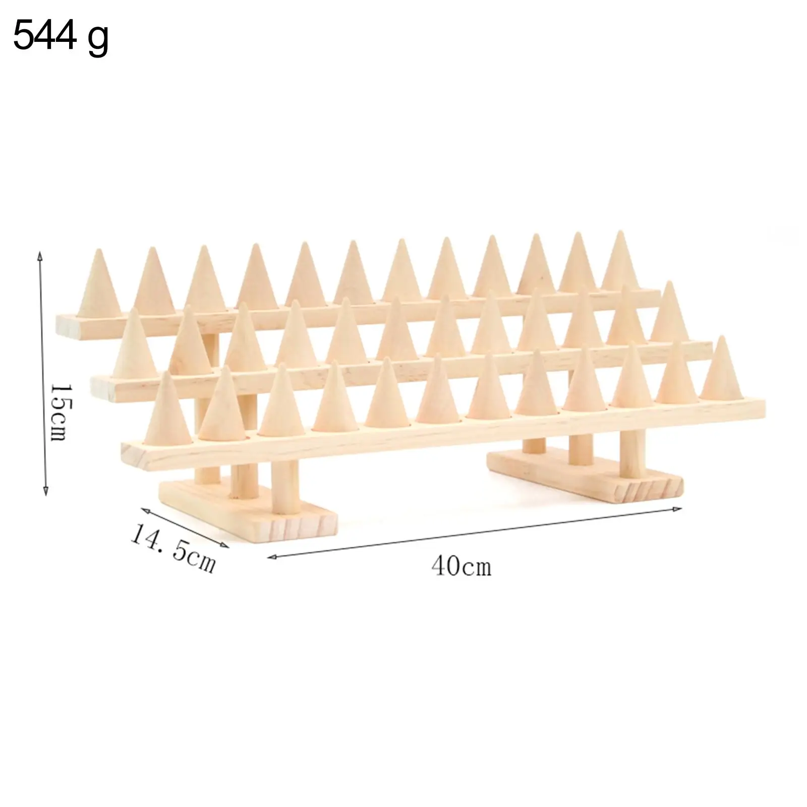 Présentoirs à matiques multicouches en bois, présentoirs à bijoux, porte-matiques