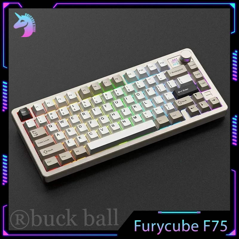 

Механическая клавиатура Furycube F75, 3 режима, USB/2,4G/Bluetooth