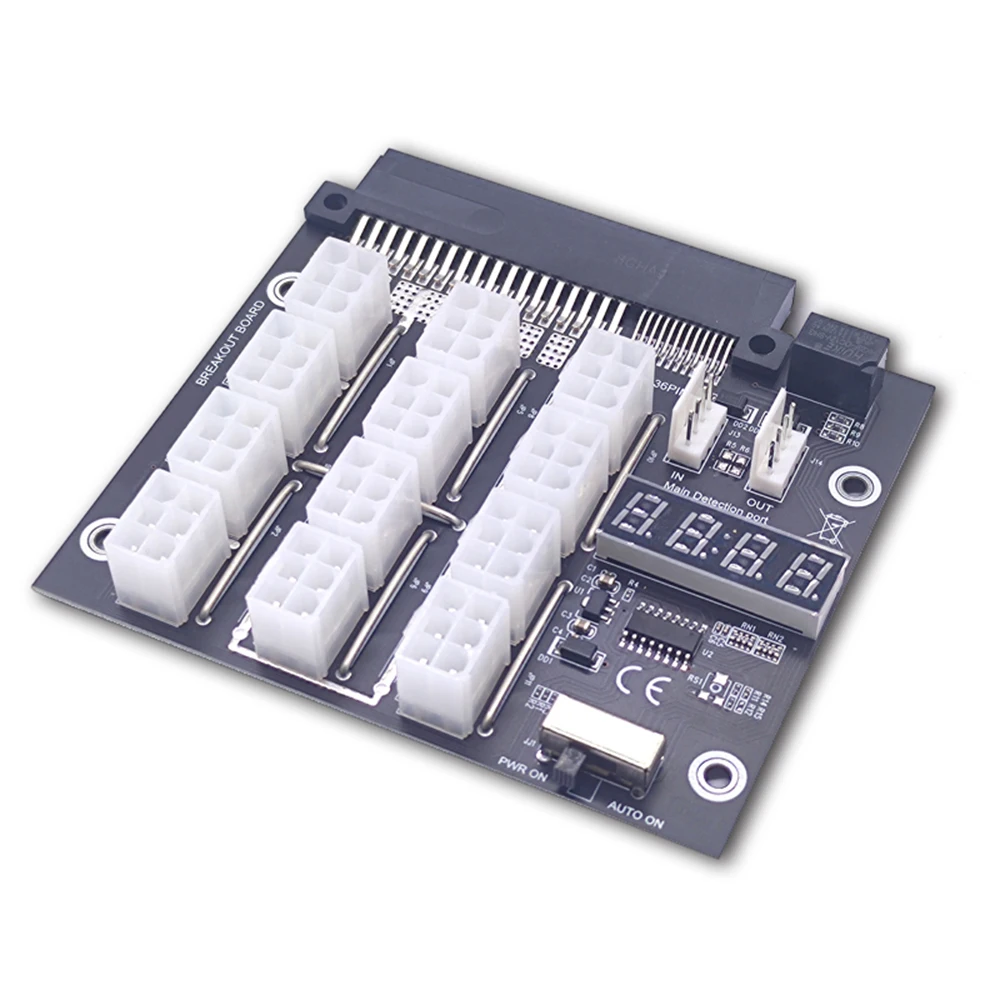 for Bitcoin Miner Mining GPU Server Power Supply Board for Dell PSU Server 750W 1100W 2000W Power Converter Board Breakout Board