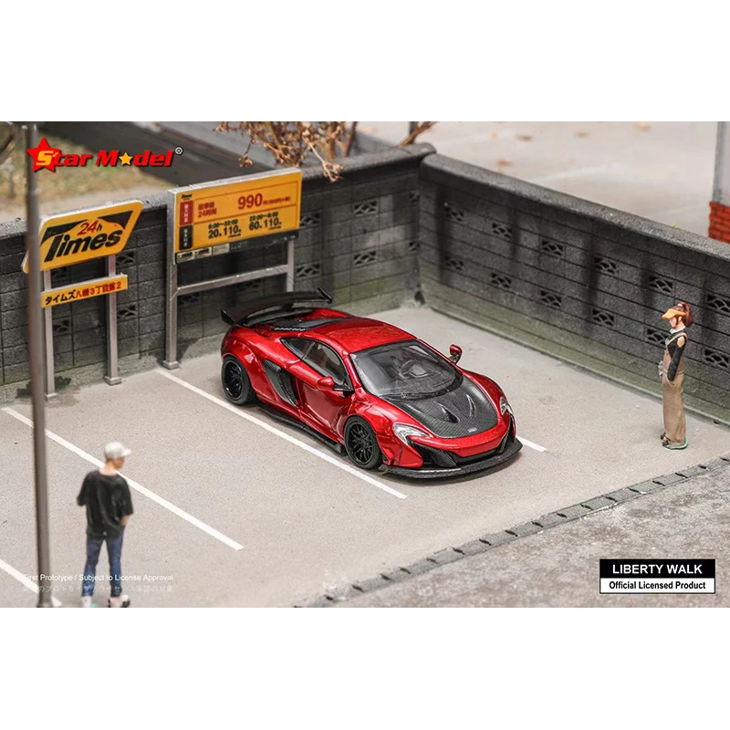 Star In Stock 1:64 LBWK MCL 650S Diecast Diorama Car Model Collection Toys