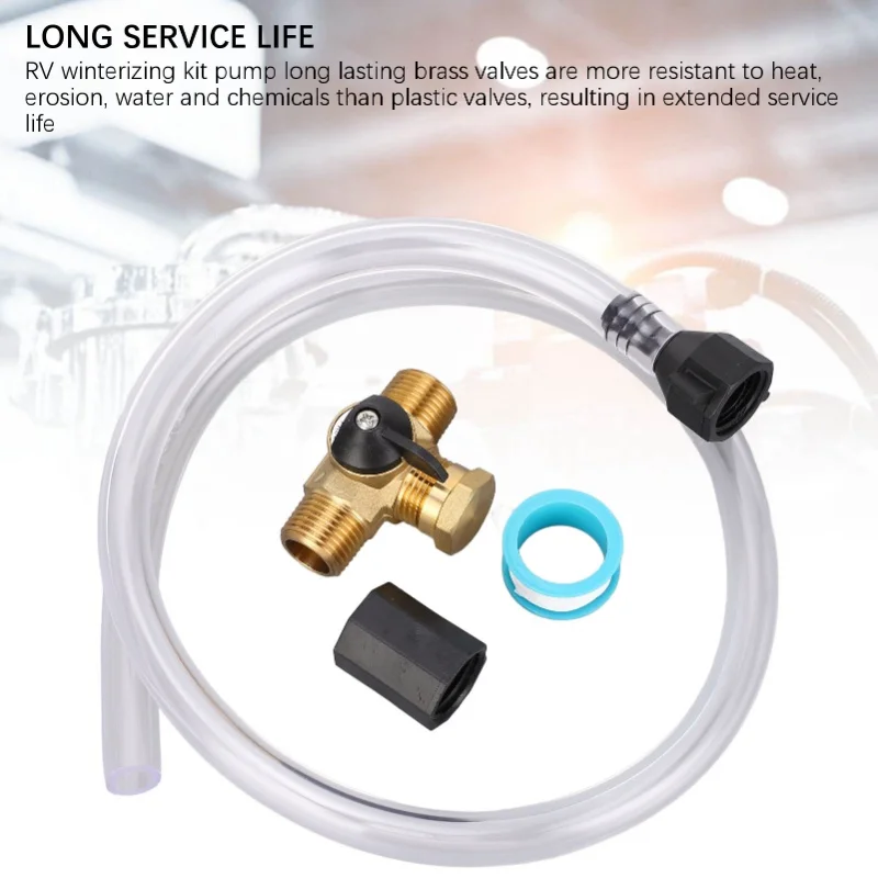 

RV Winterizing Kit Water Pump Antifreeze Fill Pipes Winterization Boat Accessories