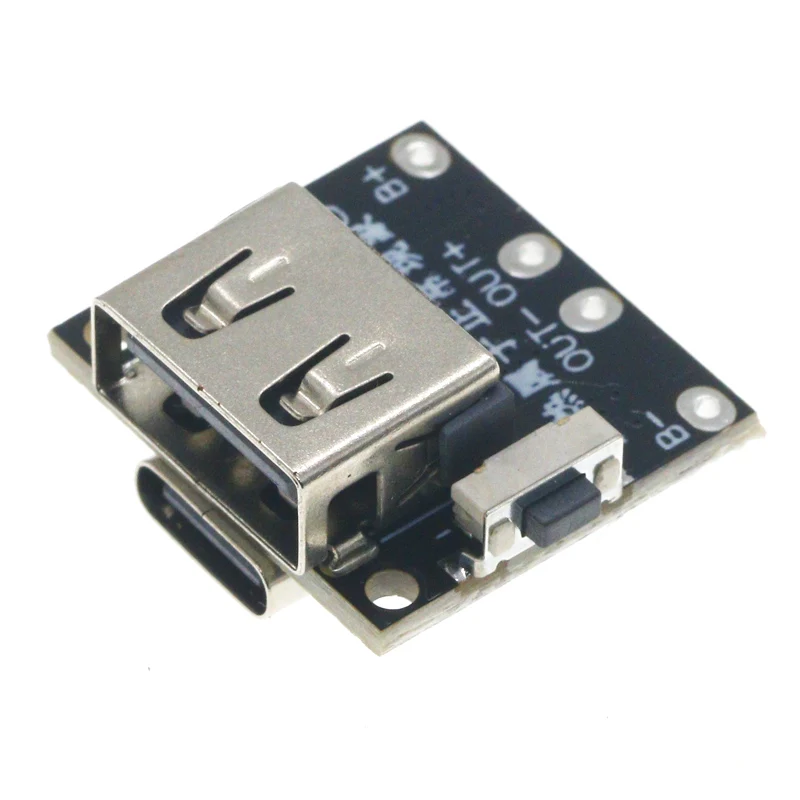 2.4A/5V integrated charging and discharging module 3.7V 4.2V 18650 lithium battery charging boost power supply board protection