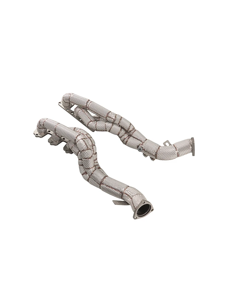 

HMD Exhaust Manifold High Flow Downpipe for audi A6 A7 C7 S4 S5 3.0T Car Accessories With Catalytic Header Catless Pipe