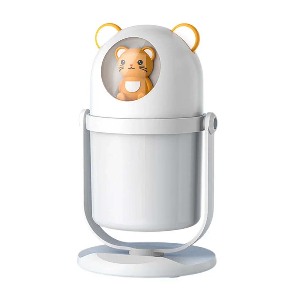 رذاذ سعة كبيرة USB ضوء ليلي صامت صغير لتنقية الهواء المرطب لملحقات أداة تحسين المنزل في المخزون