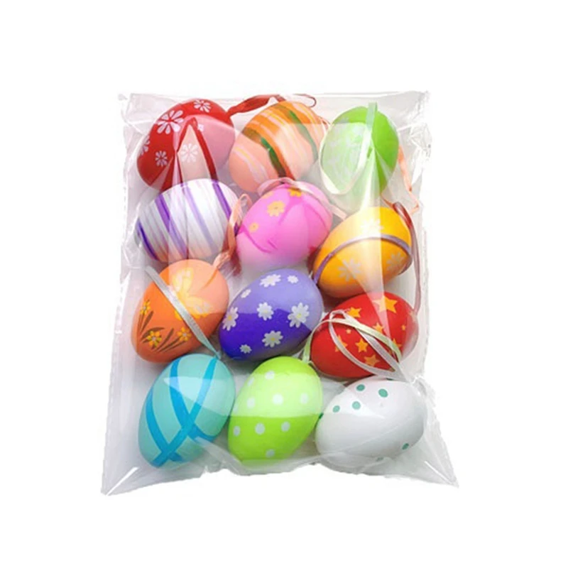 Easter DIY Hand-Painted Eggs Kindergarten Coloring Toys Simulation Eggs Coloring Eggs Durable Easy To Use