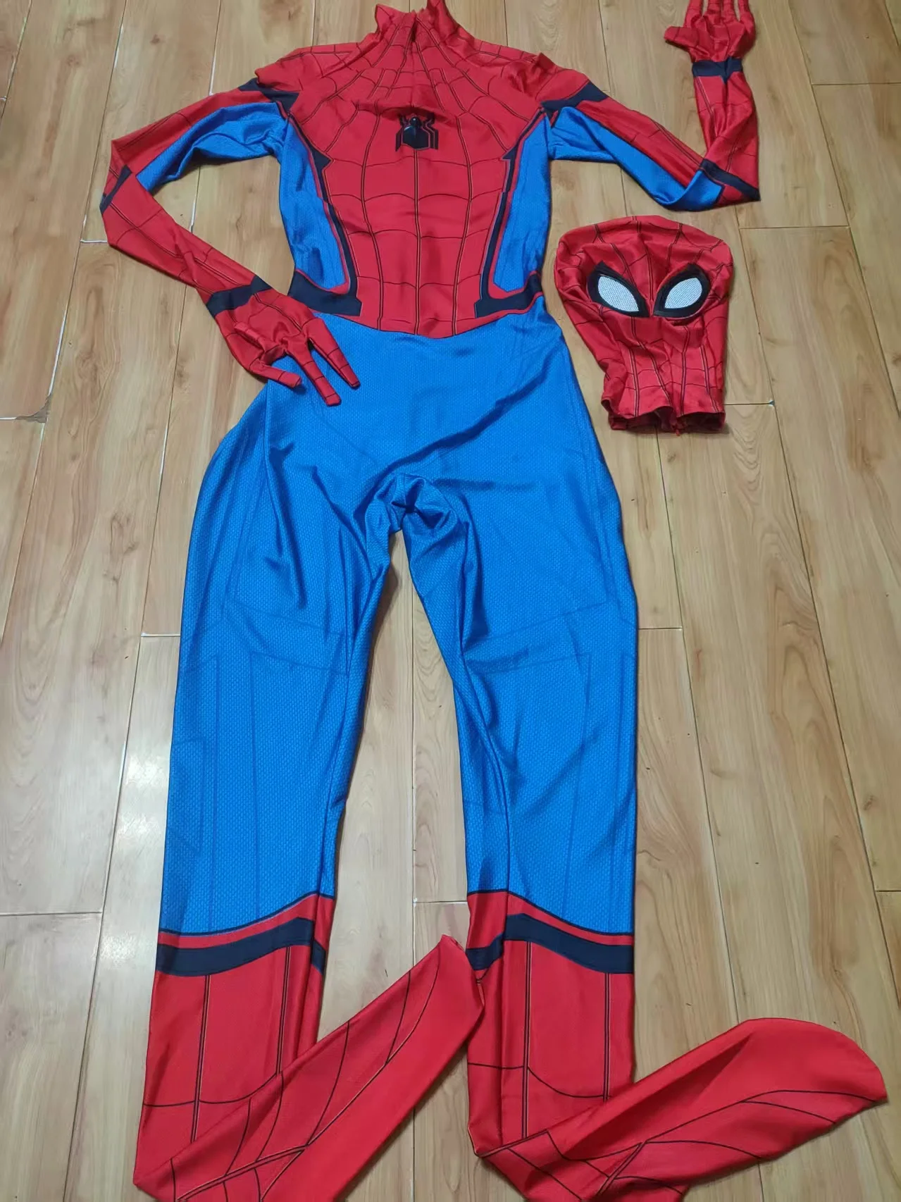 トム・ホランド ホームカミング スパイダーマン コスプレ衣装 3D