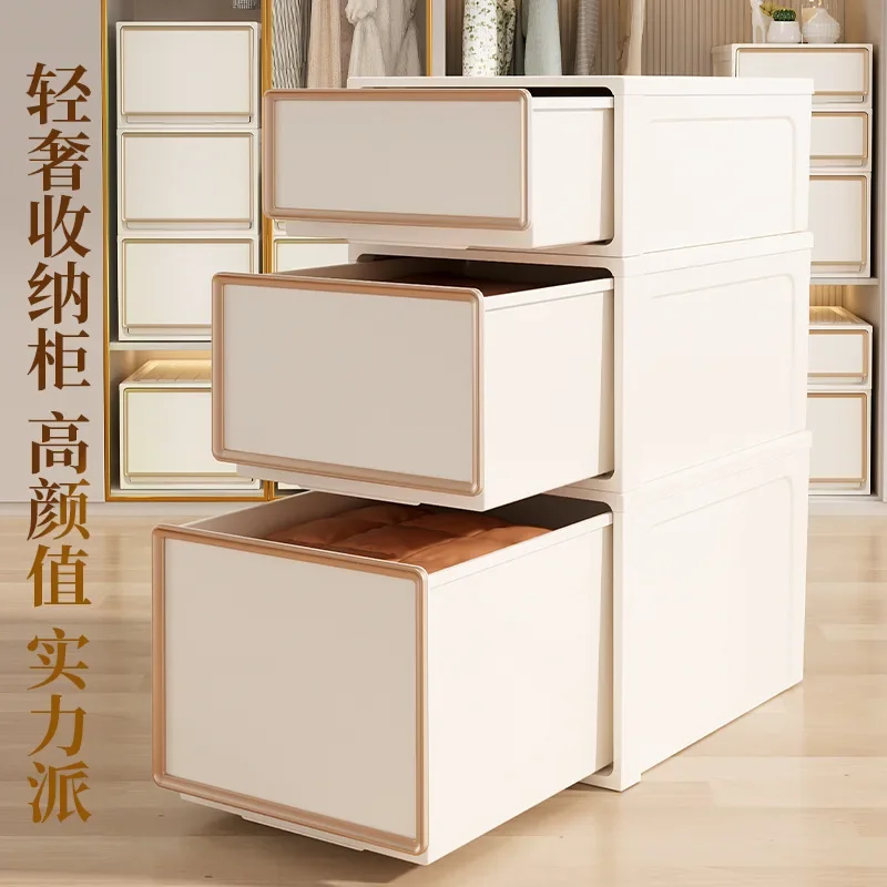 Storage cabinet, household clothes, underwear, clothing finishing, thickened large-capacity storage box