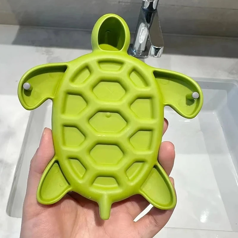 カメの形をした石鹸箱,バスルーム,シャワー,石鹸ホルダー,スポンジ収納プレート,トレイ,バス用品,ガジェット用
