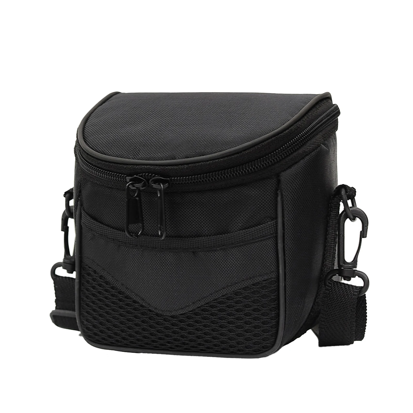 Outdoor Durable Adjustable Strap Travel Small Waterproof Solid Collision Avoidance Storage Case Camera Bag Double Zippers