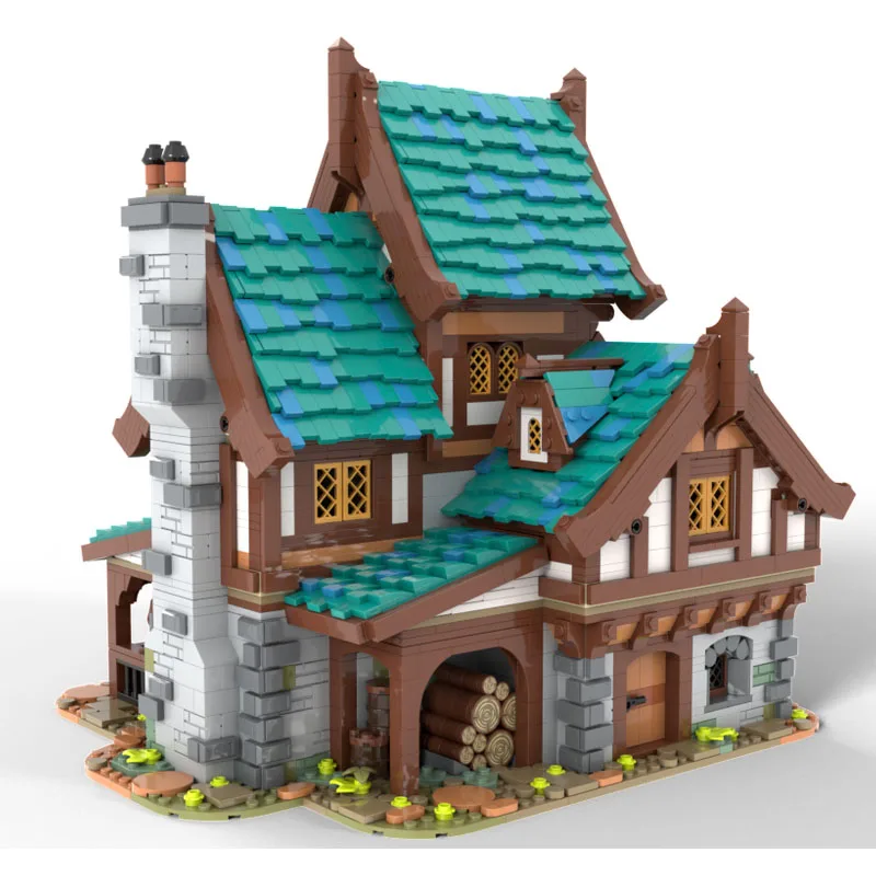 Bloc de construction MOC, nouveau produit exquis, modèle de chevalier médiéval, technologie de taverne, jouet modulaire pour enfants, cadeau, ensemble d'assemblage à monter soi-même