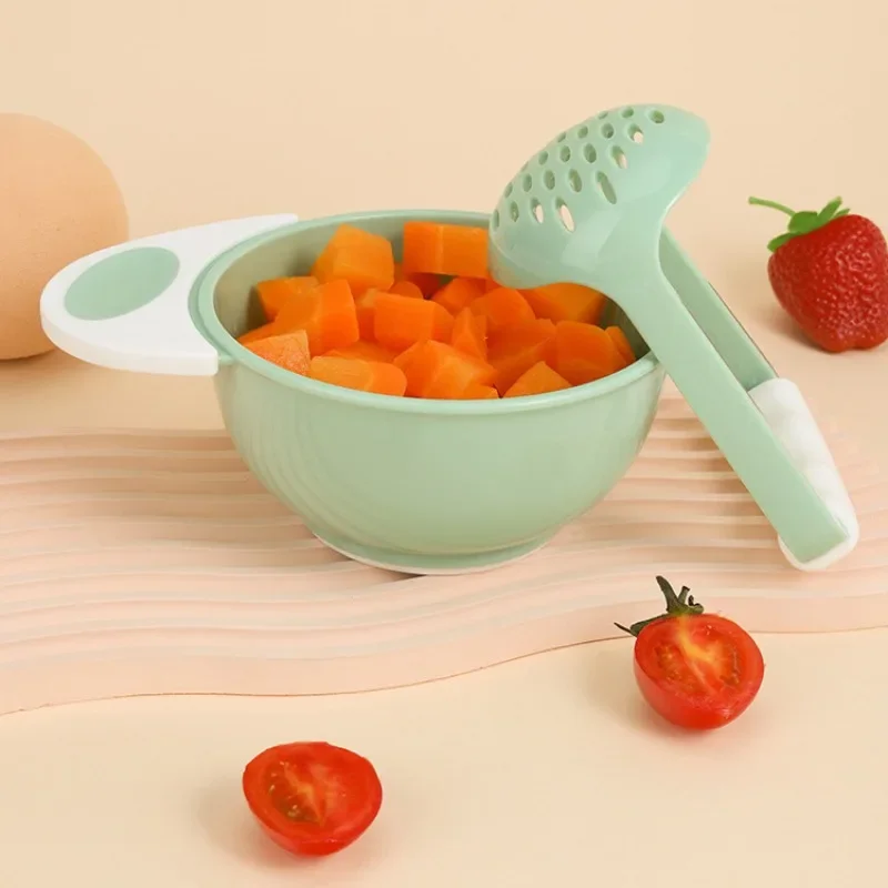 1PCs Baby Manual Food Conditioner Grinding Handle Grinding Bowl Food Processor Children's Complementary Food Grinding Bowl