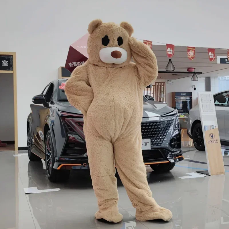 Cosdea Cosplay Pluche dansen Teddybeer Stripfiguur kostuum Mascotte Verjaardagsfeestje fancy dress Reclame Kostuum Vieren