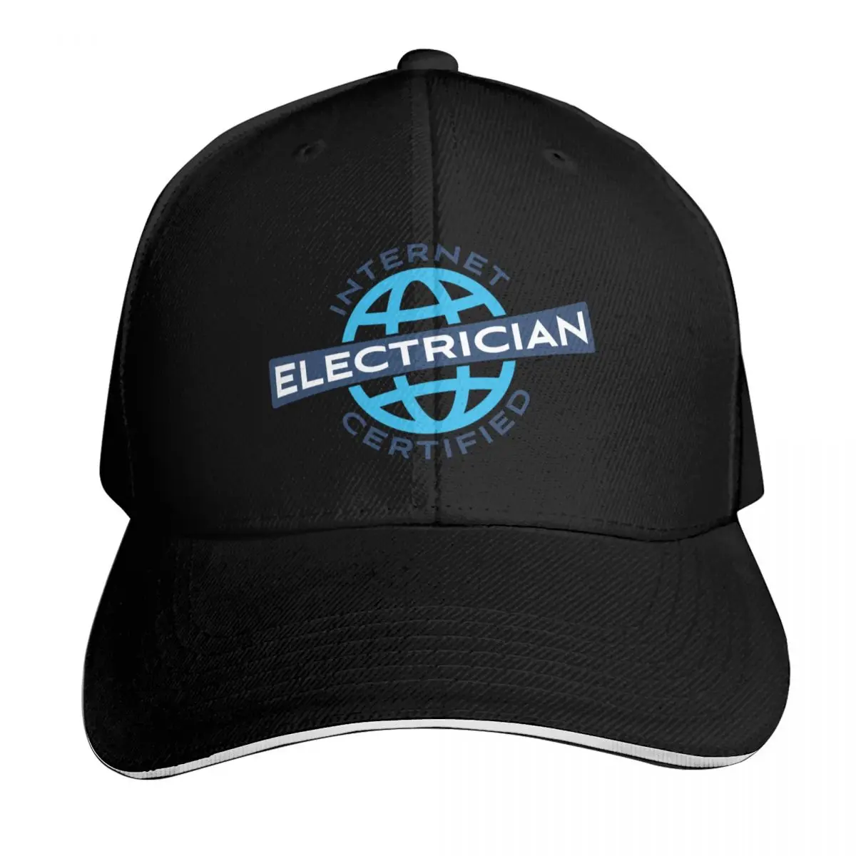Internet Certified Electrician Baseball Cap Horse Hat Uv Protection Solar Hat Luxury Cap Trucker Hat Women's Beach Men's