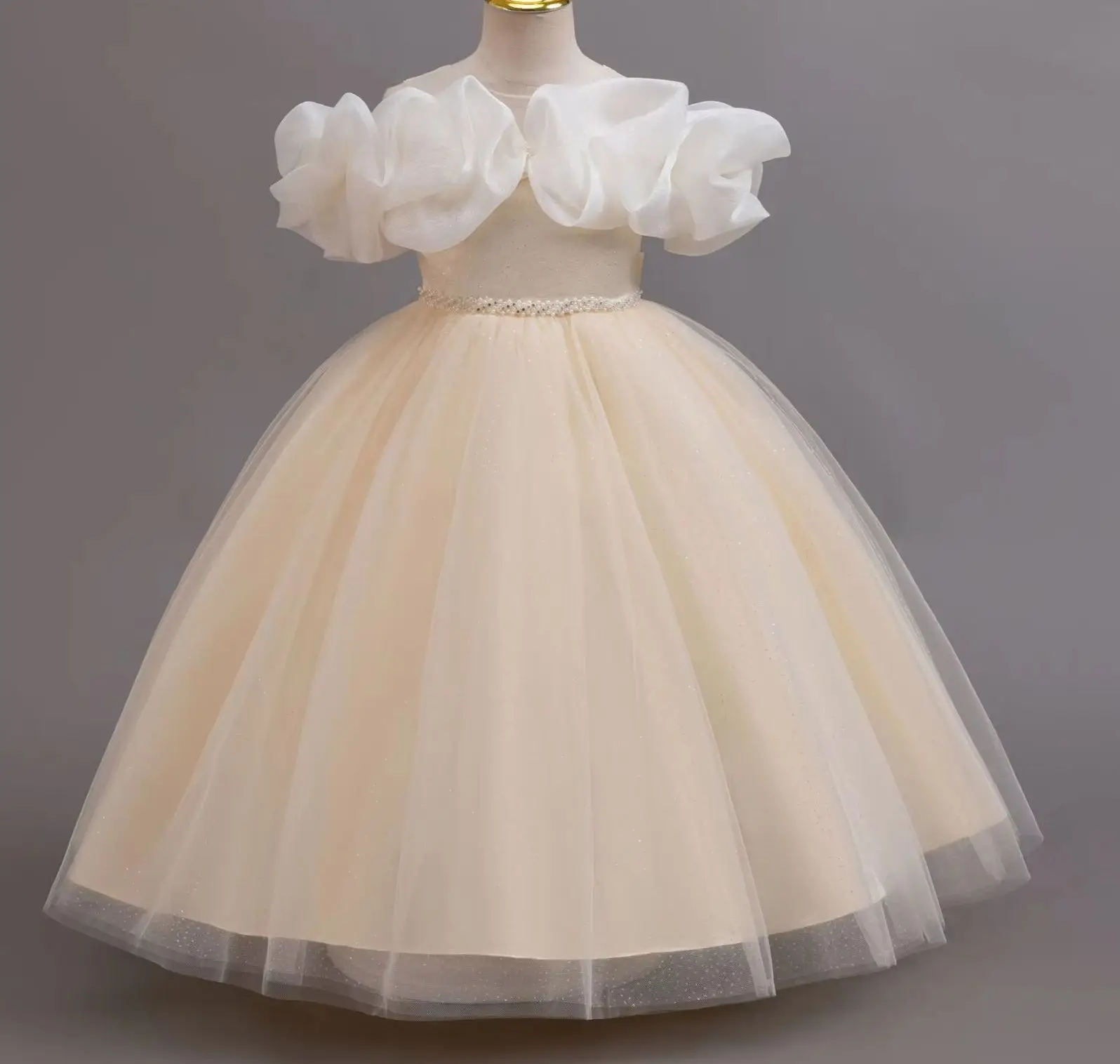 

Elegant Girl Party Dresses Princess Girls Concert Dress Gown 4-12 Years Child Christmas Clothes