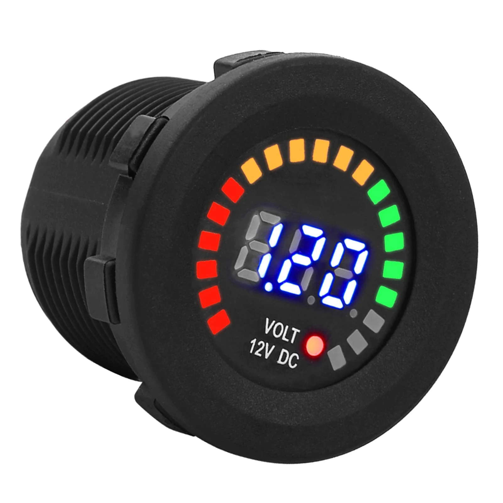 DC 12V Car Motorcycle Waterproof LED Digital Voltmeter Black New Volt Meter Monitor Gauge Display Car Accessories