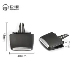 Air conditioning vent toggle piece outlet card clip wind direction plectrum knob For BMW X3 E83 64223417431