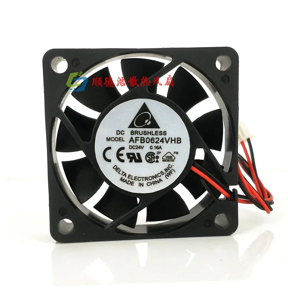 

Вентилятор охлаждения инвертора Delta AFB0624VHB DC24V 0.16A 6CM 6015 60*60*15мм с двойным шарикоподшипником