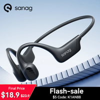 Sanag B21S True Bone Conduction Audífonos Bluetooth Earphone Flash-sale HiFi Sound Headphones Choice Earbuds Wireless Headset