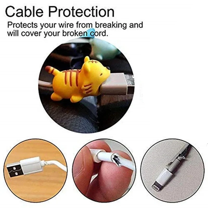 Animal Usb Bite Winder Earphone Charger Cable Protectors forAudi Mercedes Benz Volkswagen BMW Toyota Ford Honda Land Rover Tesla