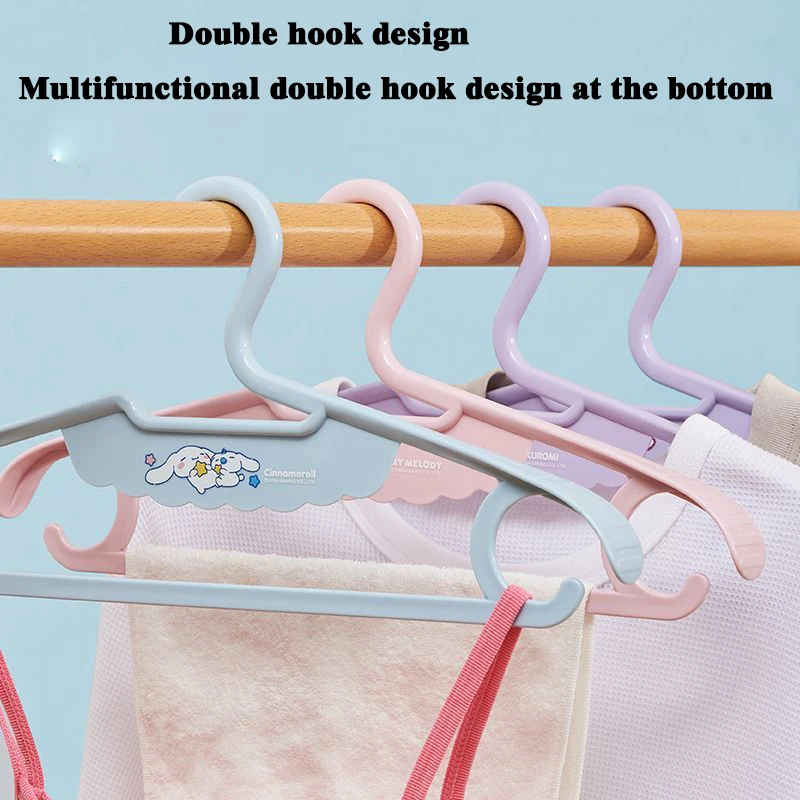 رف تجفيف الملابس الأصلي Melody Yugui Dog Jade ملابس أطفال كرتونية بدون علامات وتحمل ملابس منزلية معلقة #4