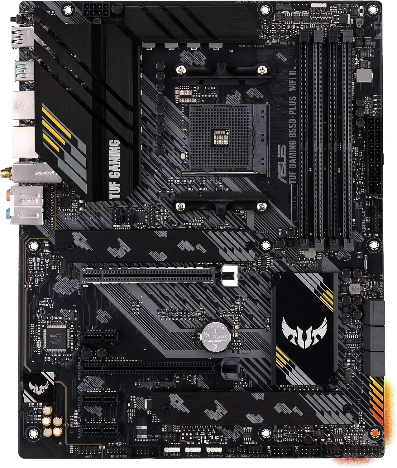 AMD AM4 ATX Gaming Motherboard with WiFi 6, PCIe 4.0, 2.5Gb LAN, RGB Header view 6