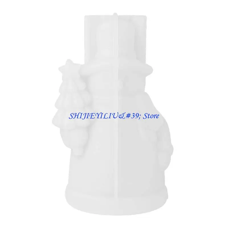 

E21F Holiday Elastomer Cast Set Christmas Snowfigure Making Flexible Baking Tool