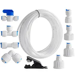 Ro Water Hose Kit Tubing Pipe Refrigerator Connectors Kit 15 M Water Hose Drinking Water Pipe For Fridge Water Pipe Connector