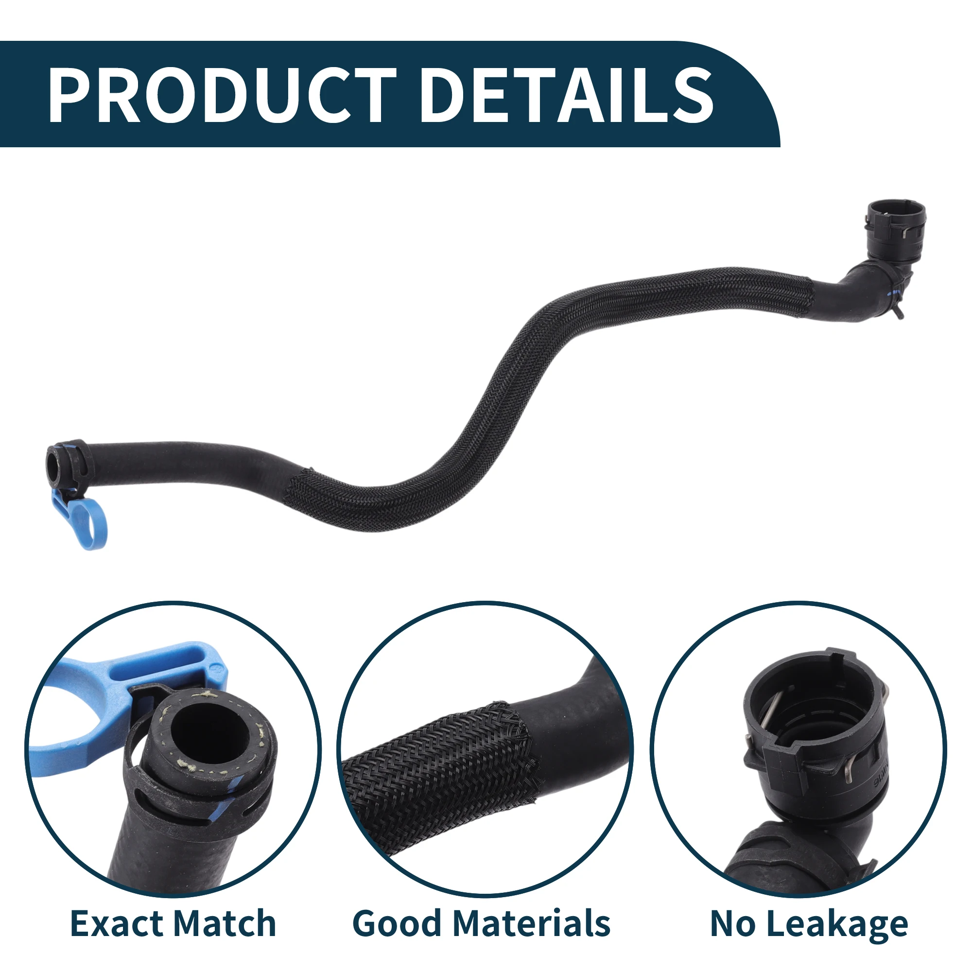 

Шланг радиатора Motoforti, шланг нагревателя No C2D40290 для Jaguar XF 2.0L-L4 2013-15, резиновая трубка охлаждающей жидкости, черный, 1 шт.