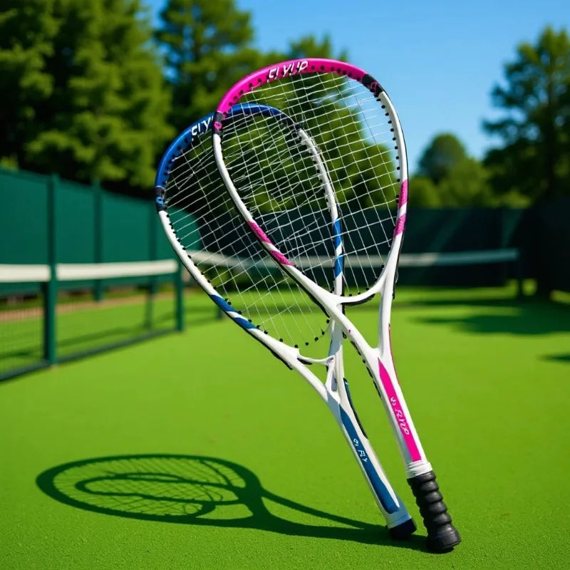 Professional Squash Racket Composite Carbon Integrated Squash Rackets Beginners Lightweight Rackets Portable Sports Equipment
