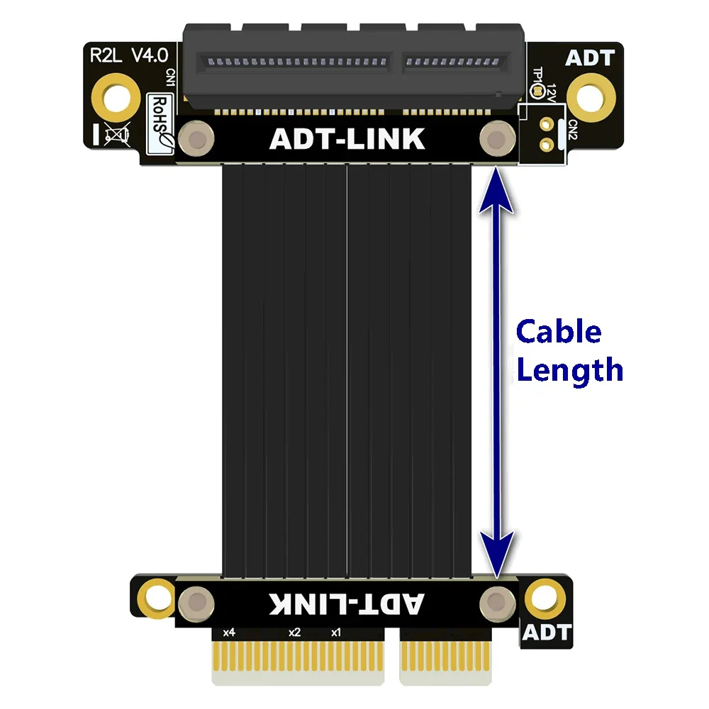 Cable Extensor PCIe X4 – Para Tarjetas de Expansión - imagen 4