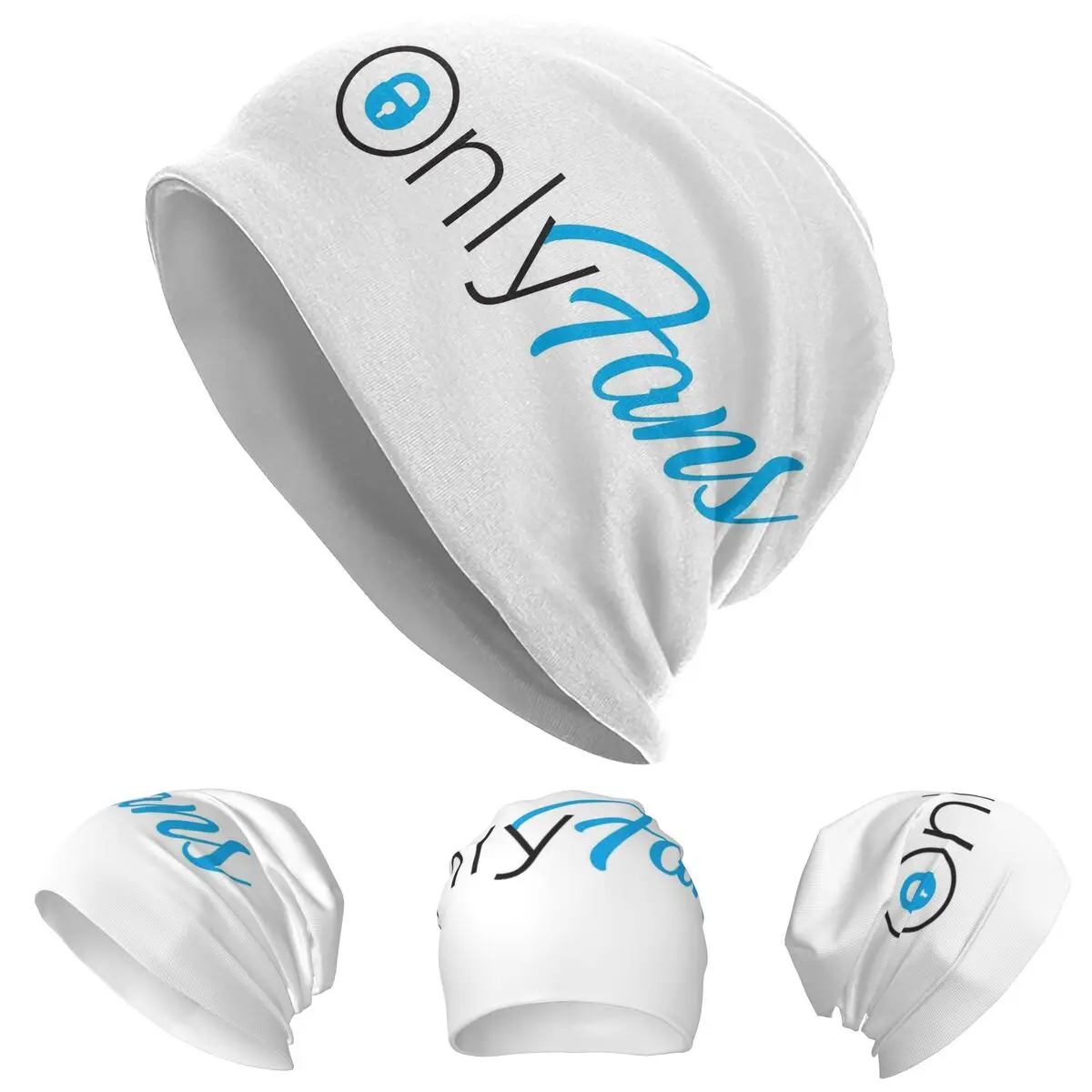 Onlyfans Logo Skullies Beanies القبعات الدافئة الخريف الشتاء في الهواء الطلق قبعة محبوك قبعات بونيه للجنسين الكبار